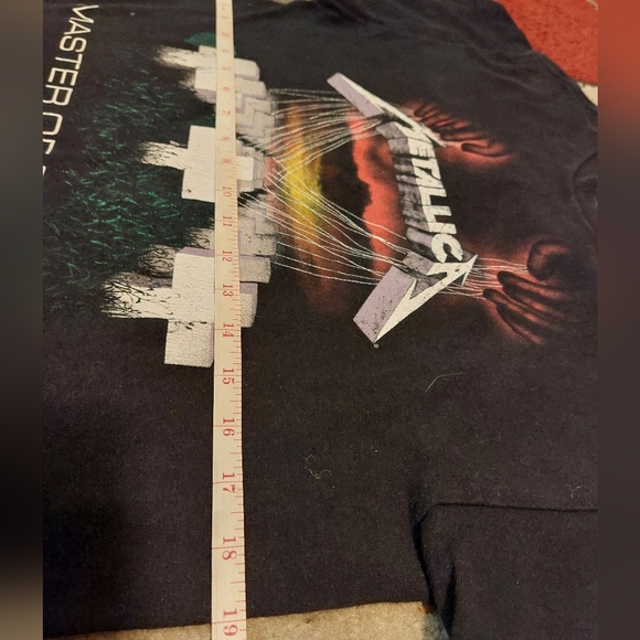 Metallica Master of Puppets 2006 black Tee Size Large - Picture 6 of 9